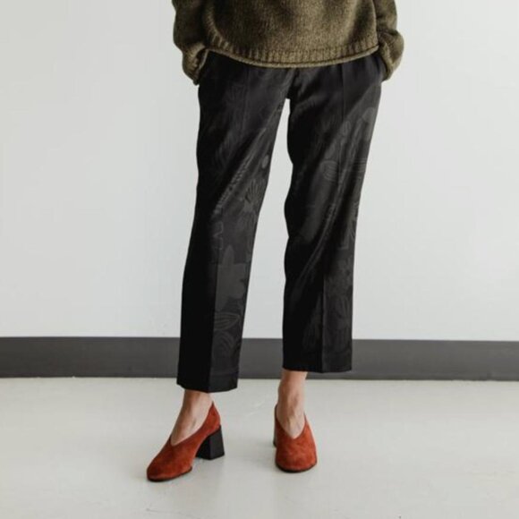 Acne Studios Burgundy Suede Leather Pumps, Size US 6.5 / EU 37 | Dust Bag Inc - Picture 3 of 13